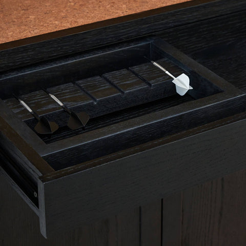 Image of Four Hands Brushed Brass Darts Cabinet