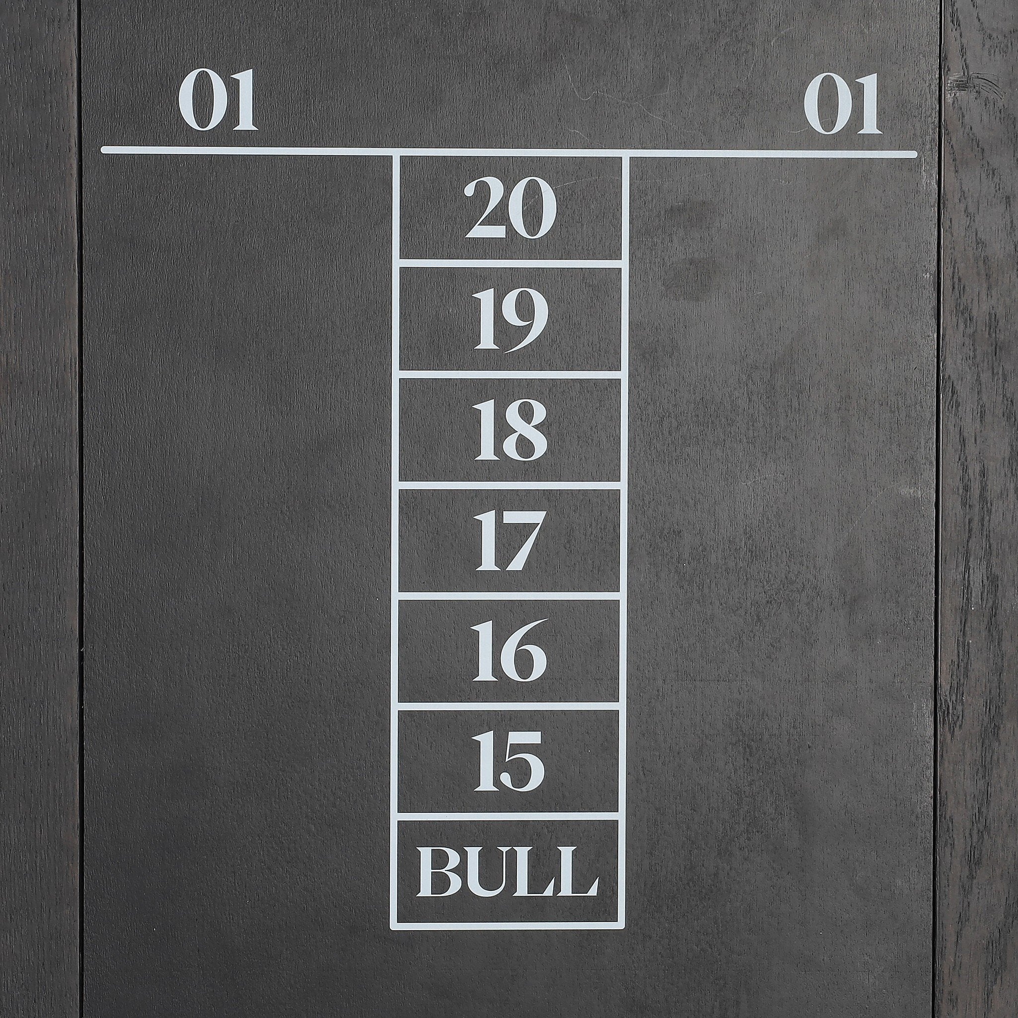 Four Hands Brushed Brass Darts Cabinet