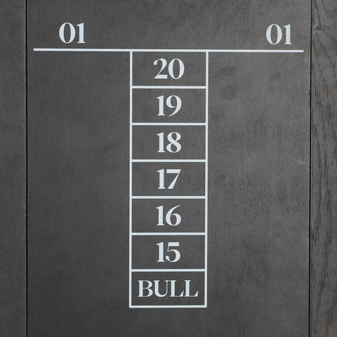 Image of Four Hands Brushed Brass Darts Cabinet