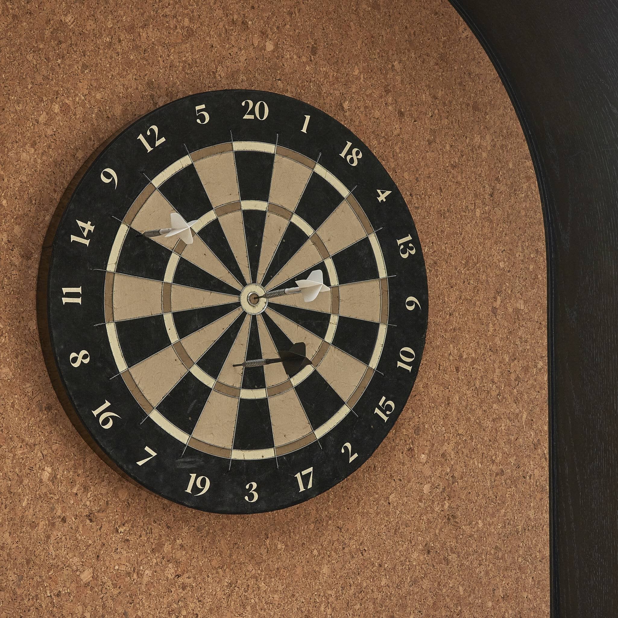 Four Hands Brushed Brass Darts Cabinet