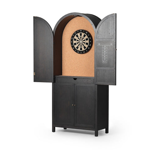 Image of Four Hands Brushed Brass Darts Cabinet