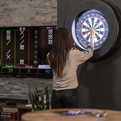 Image of Automatic Scoring Bristle Electronic Dartboard System