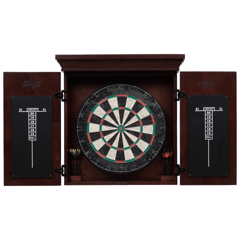 Image of Athos Dartboard Cabinet - Espresso