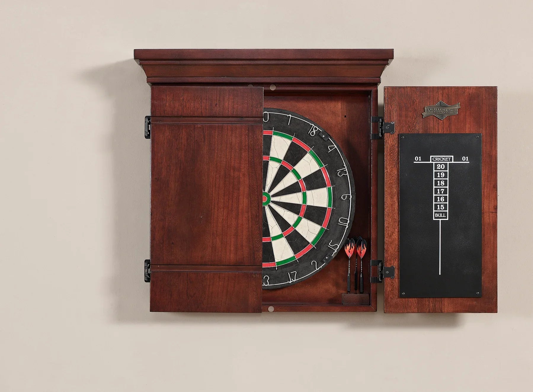 Athos Dartboard Cabinet - Espresso
