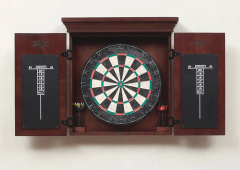 Image of Athos Dartboard Cabinet - Espresso