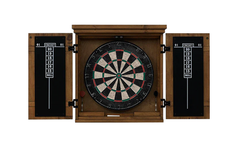 Image of Gateway Dartboard Cabinet - Reclaimed Finish
