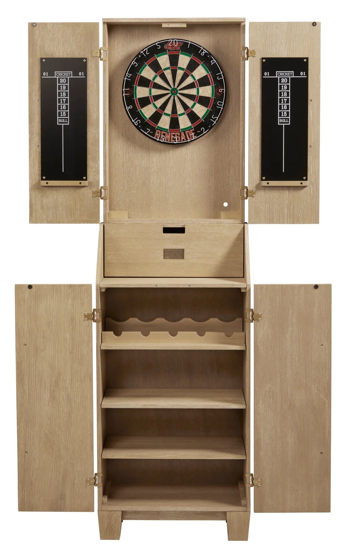Port Royal Standup Dartboard - White Oak