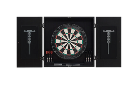 Vienna Dartboard Cabinet - Black