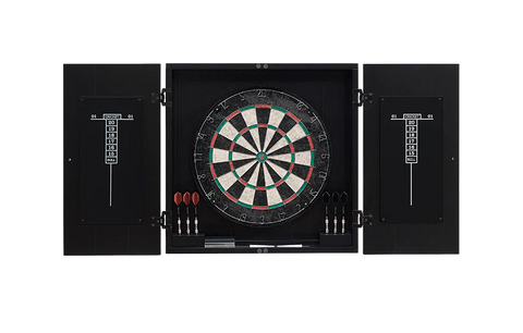 Image of Vienna Dartboard Cabinet - Black