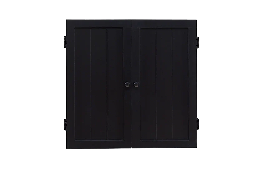 Vienna Dartboard Cabinet - Black