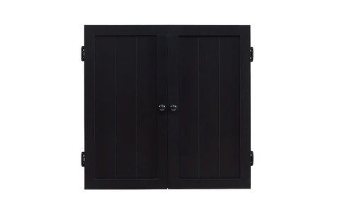 Image of Vienna Dartboard Cabinet - Black
