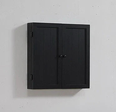 Image of Vienna Dartboard Cabinet - Black