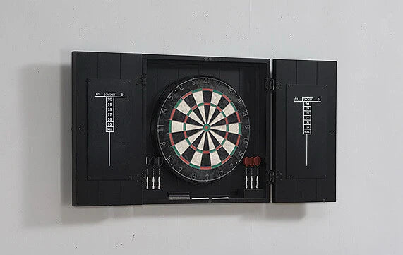 Vienna Dartboard Cabinet - Black